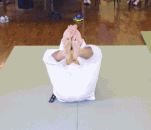 橫受身